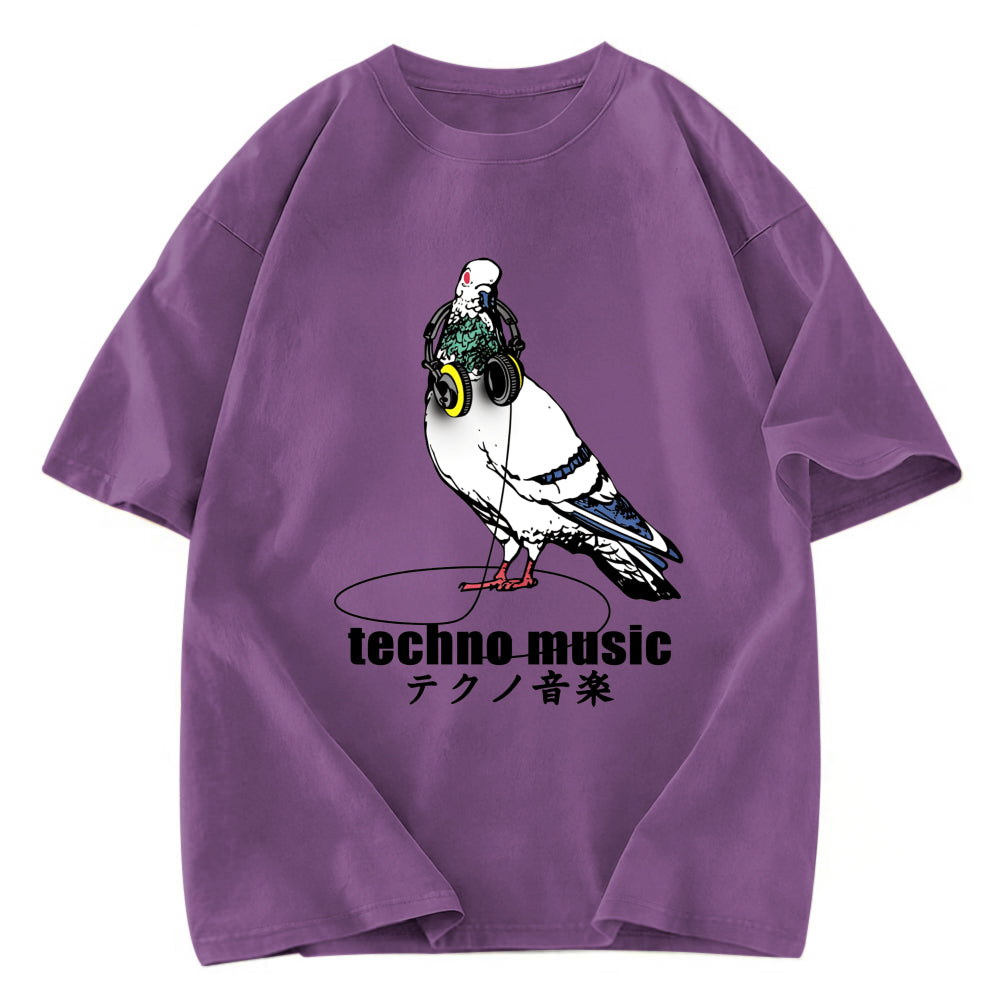 Tokyosol Techno Music Washed T Shirt