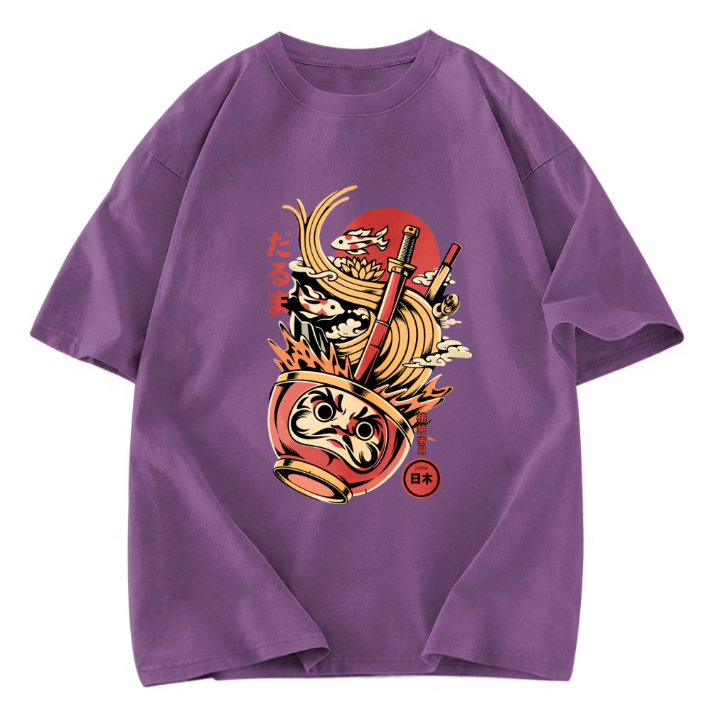 Tokyosol Daruma Ramen Japanese Art Classic T Shirt