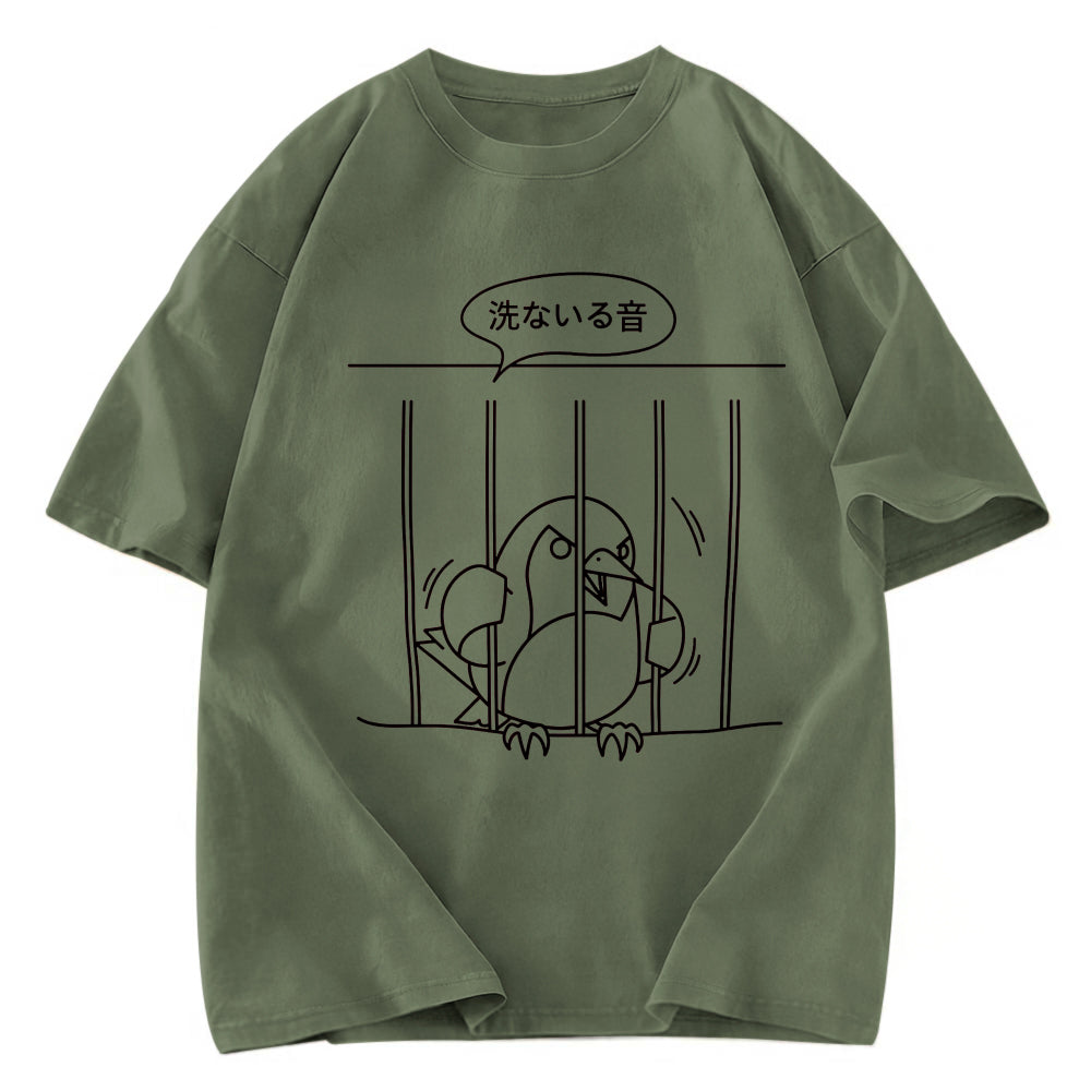 Tokyosol Angry Bird Washed T Shirt