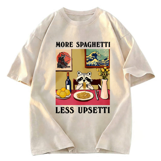 Tokyosol More Spaghetti Less Upsetti Japanese Washed T Shirt