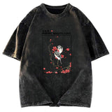 Tokyosol Japanese Ink Painting Washed T Shirt