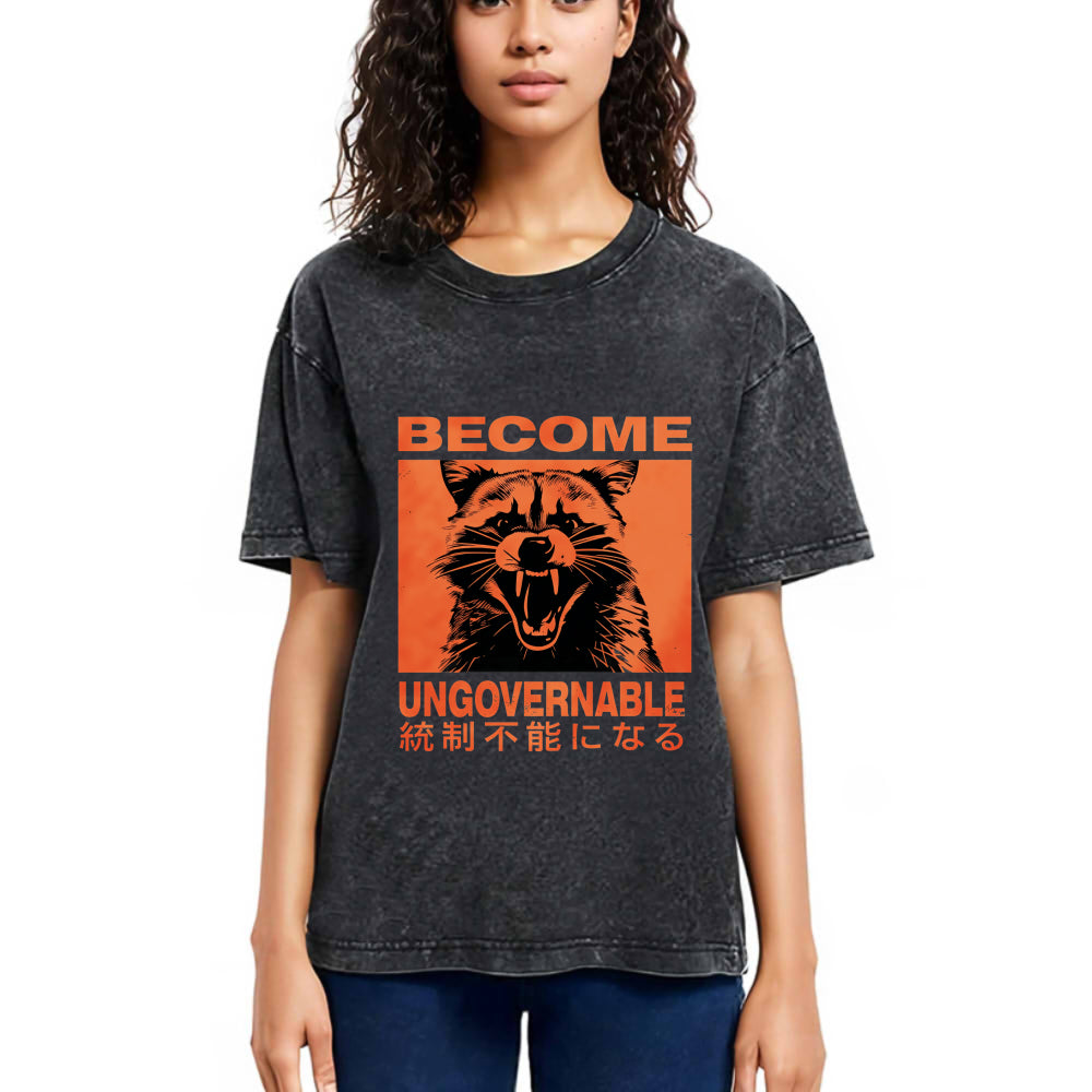 Tokyosol Ungovernable Raccoon Classic T Shirt
