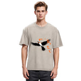 Tokyosol Japanese Inspired Bird Washed T Shirt