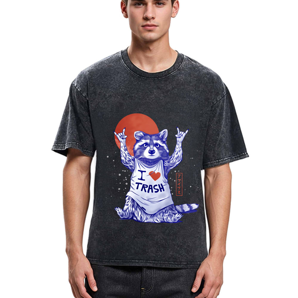 Tokyosol I Love Trash Classic T Shirt
