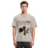 Tokyosol Four Finger Animal Forbidden Fuck Washed T Shirt