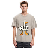 Tokyosol Angry Goose Funny Washed T Shirt
