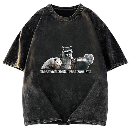Tokyosol The Council Shall Decide Your Fate Washed T Shirt