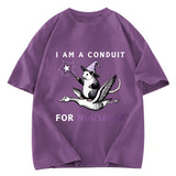 Tokyosol Opossum Riding Flying Goose Washed T Shirt
