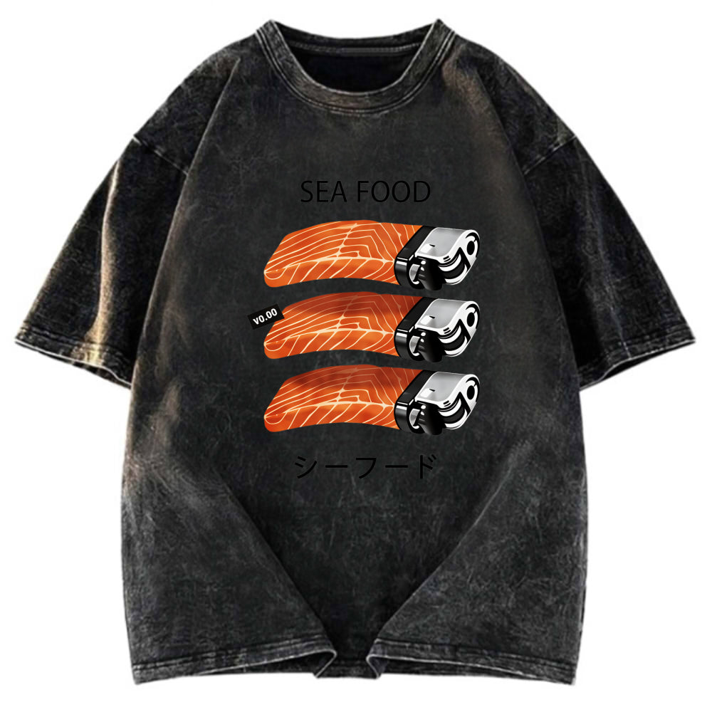 Tokyosol Salmon Lighter Washed T Shirt