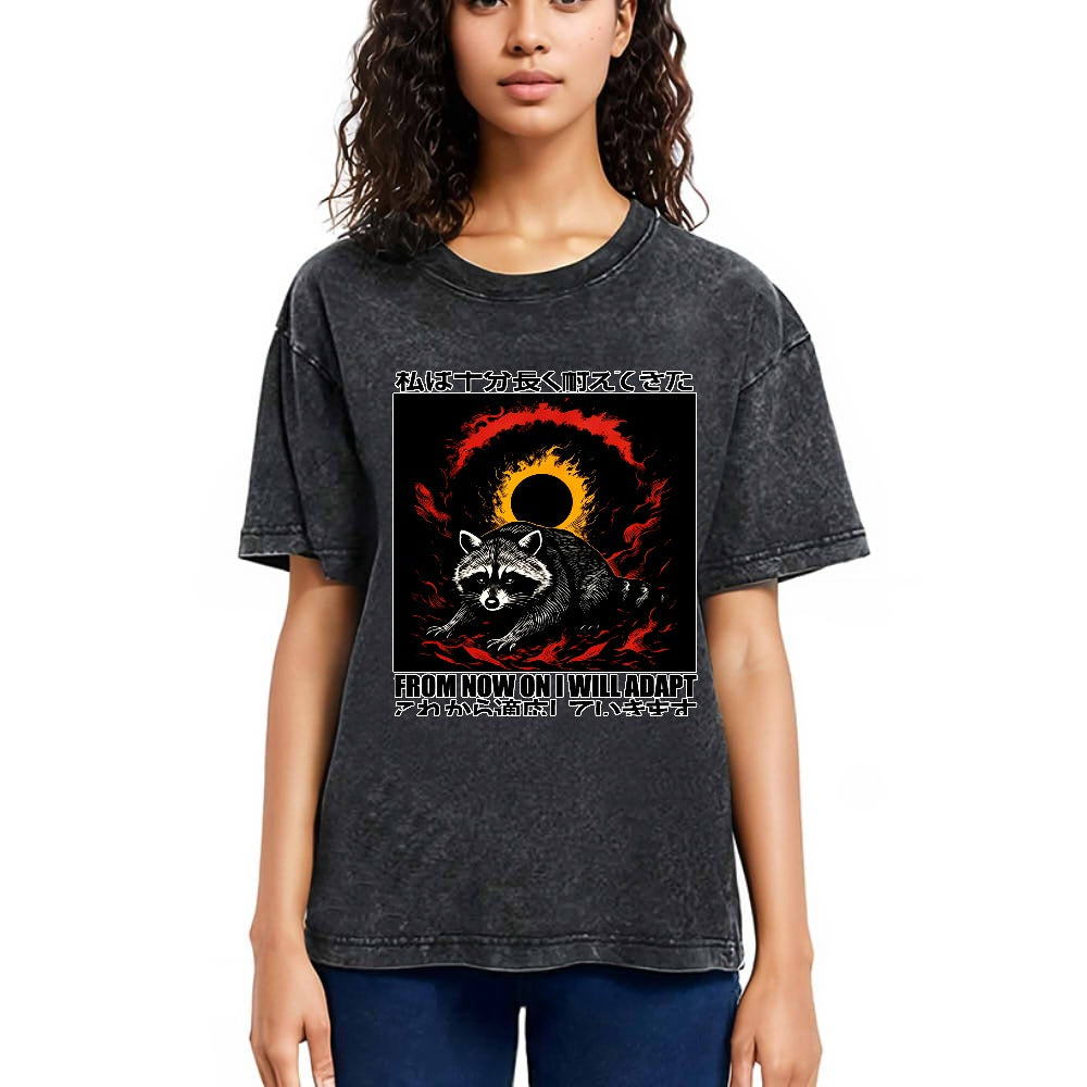 Tokyosol I Have Coped Long Enough Washed T Shirt