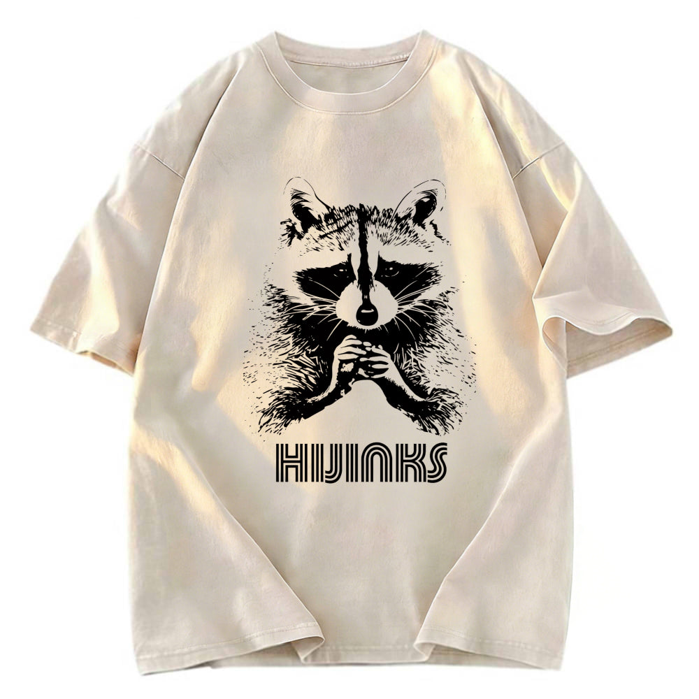 Tokyosol Raccoon Hijinks Washed T Shirt