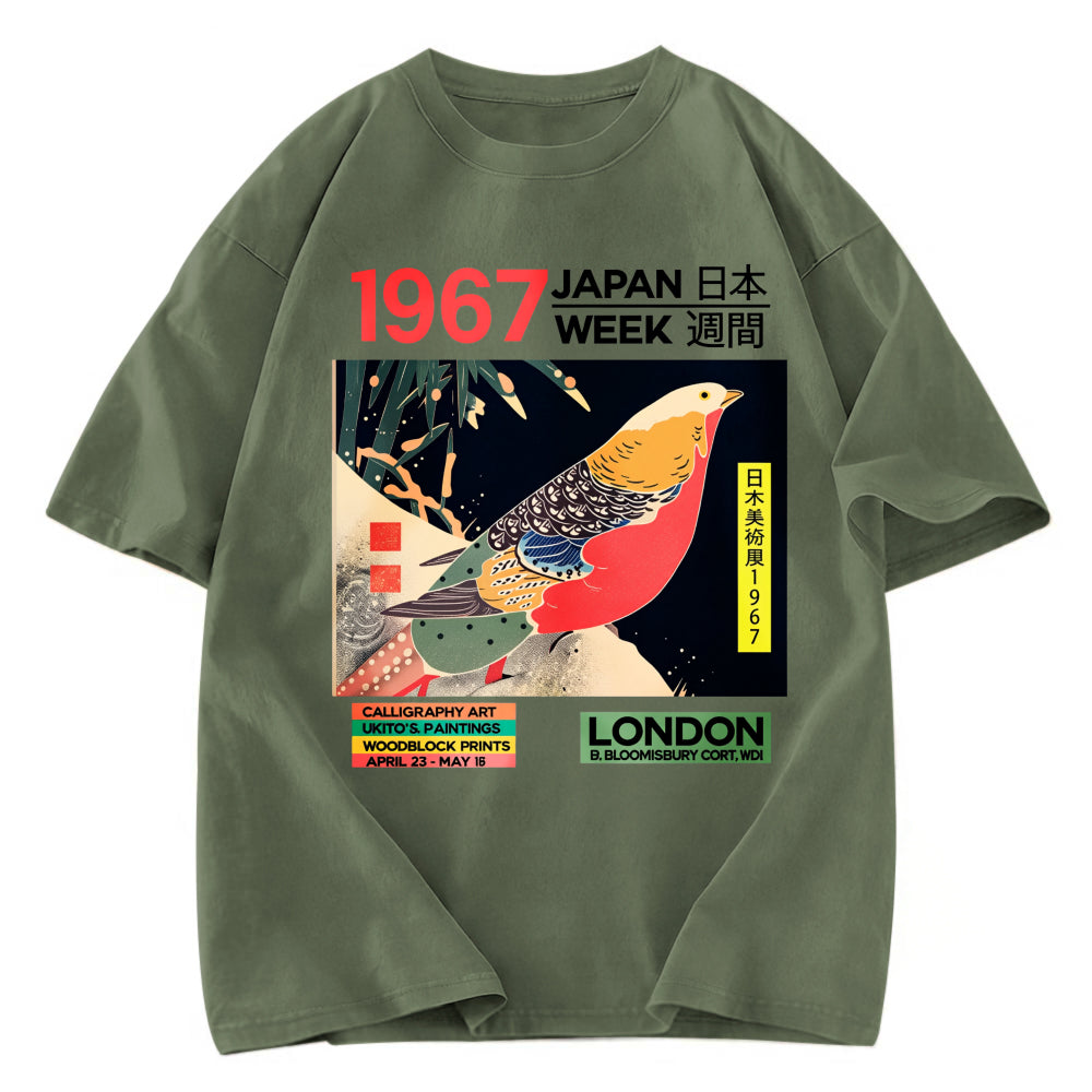 Tokyosol Art Studio Exhibition Japanese Washed T Shirt