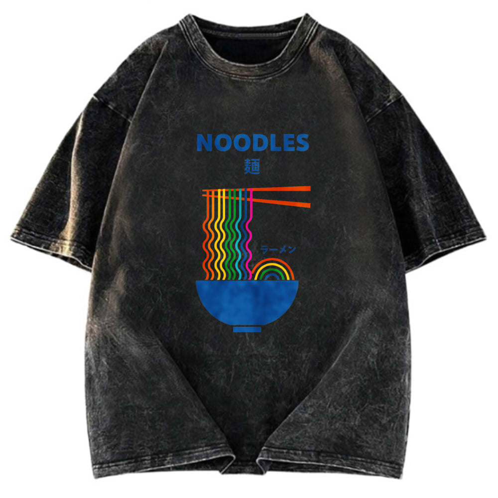 Tokyosol Rainbow Ramen Washed T Shirt