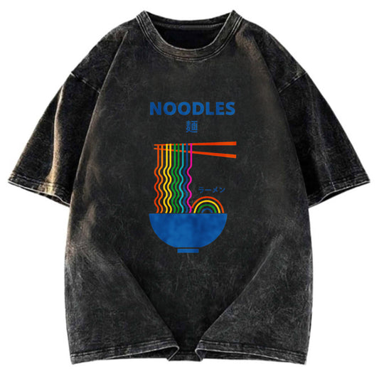 Tokyosol Rainbow Ramen Washed T Shirt