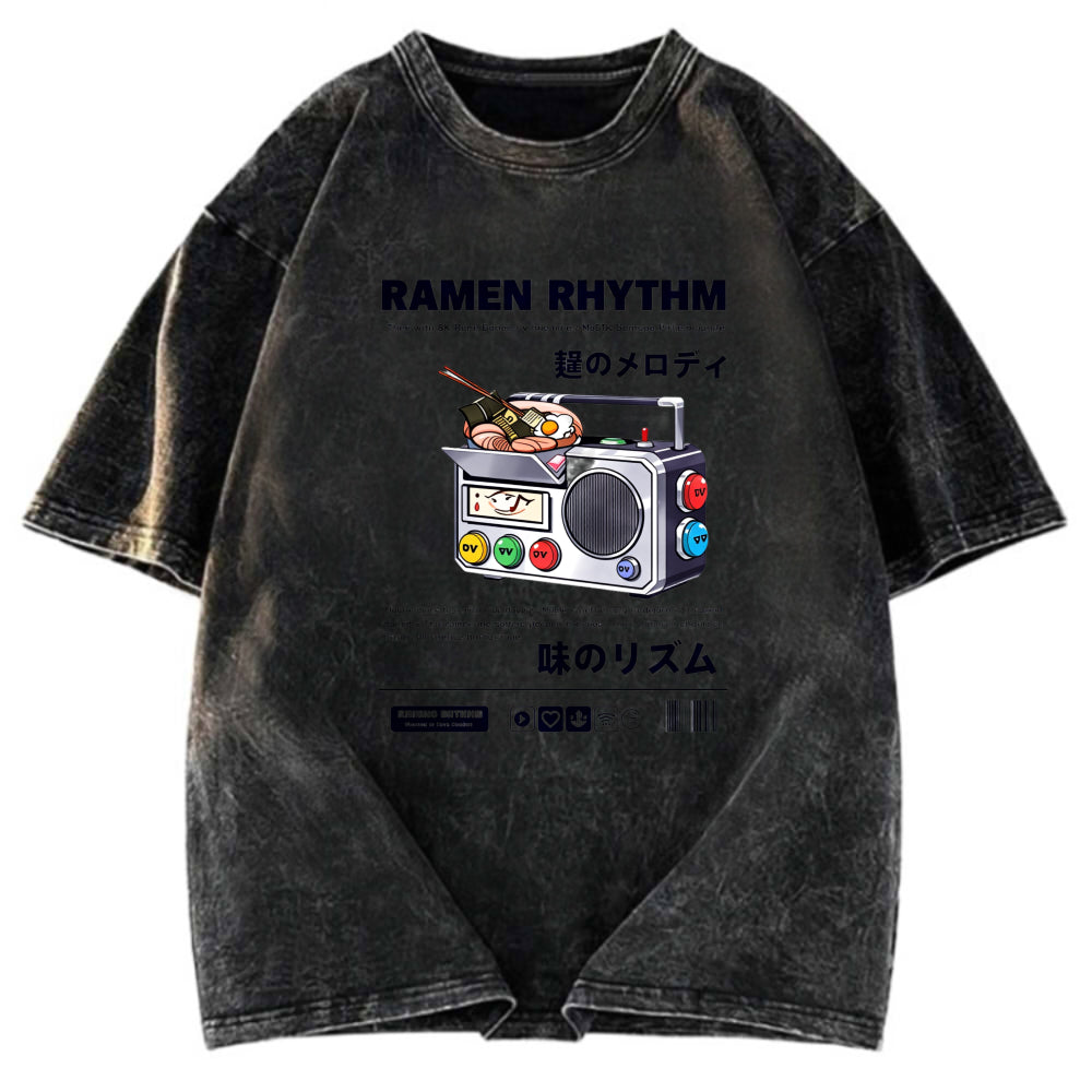 Tokyosol Ramen Rhythm Fleece Lined T Shirt