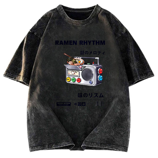Tokyosol Ramen Rhythm Fleece Lined T Shirt