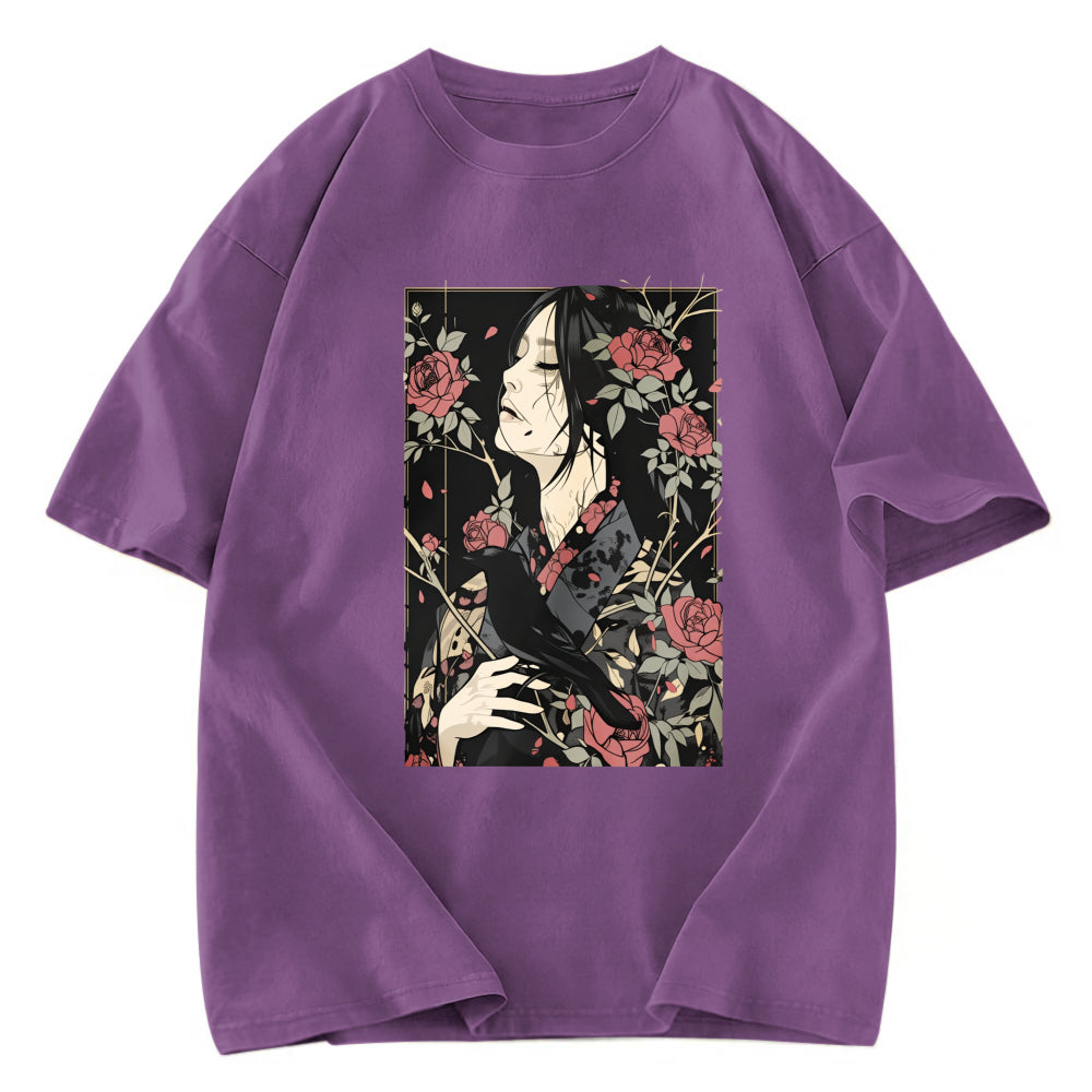 Tokyosol Japanese Crow Washed T Shirt