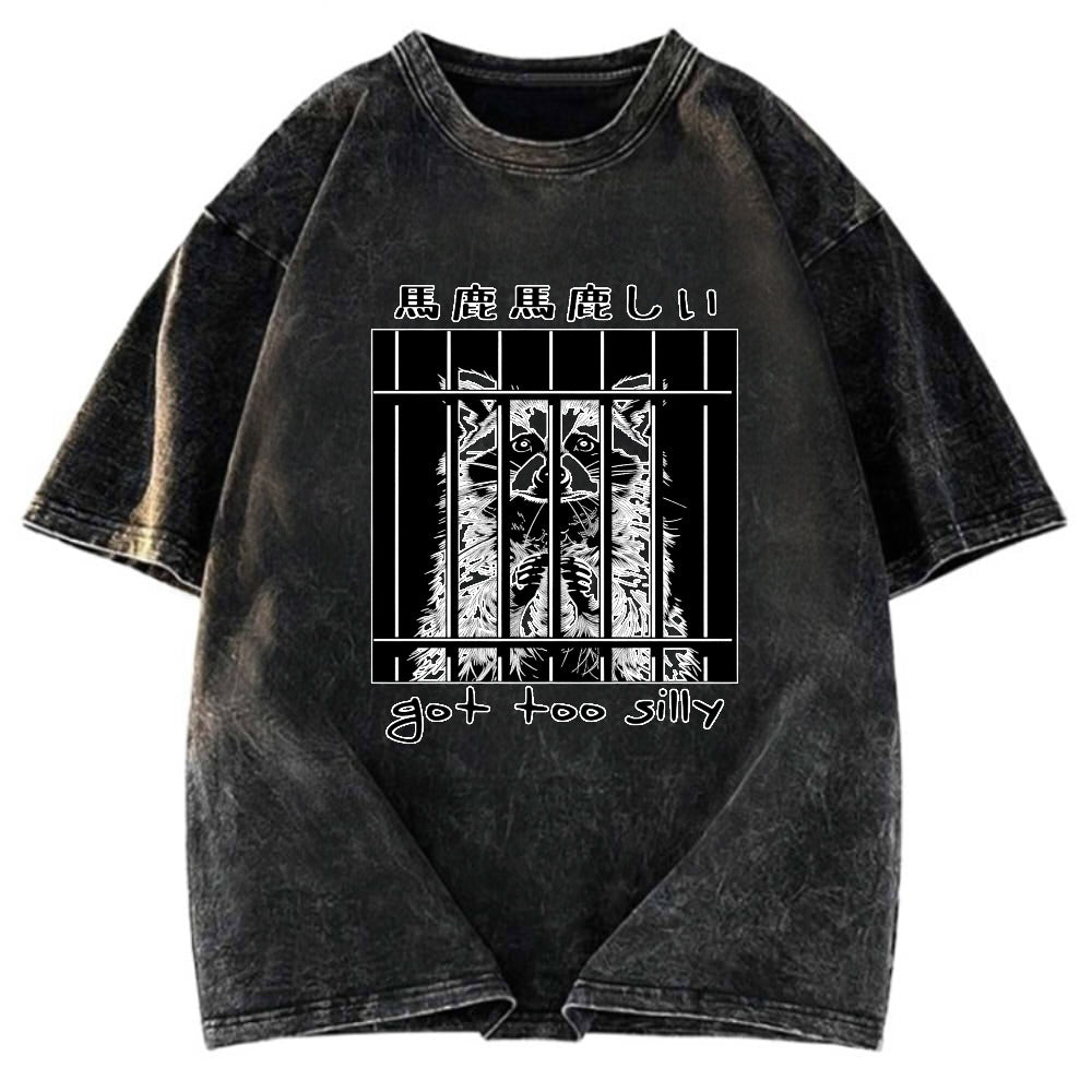 Tokyosol Raccoon Got Too Silly Classic T Shirt