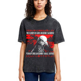 Tokyosol Eldritch Gods Pigeon Vintage Washed T Shirt
