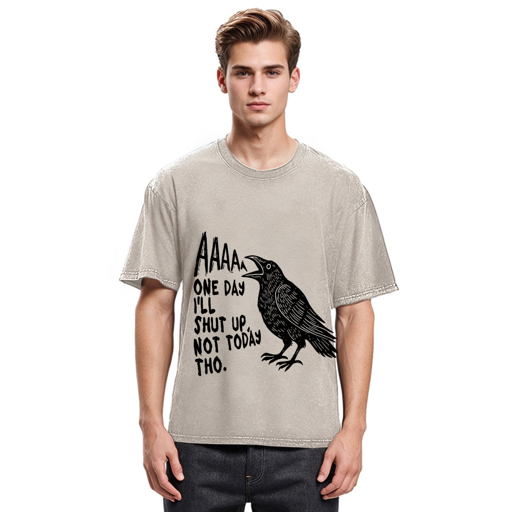 Tokyosol Funny Crow Japan Washed T Shirt