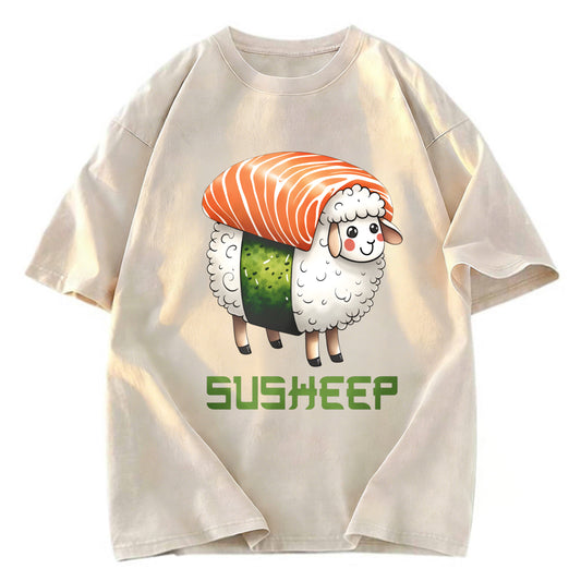 Tokyosol Susheep Funny Washed T Shirt