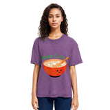 Tokyosol Miso Cute Washed Zip T Shirt