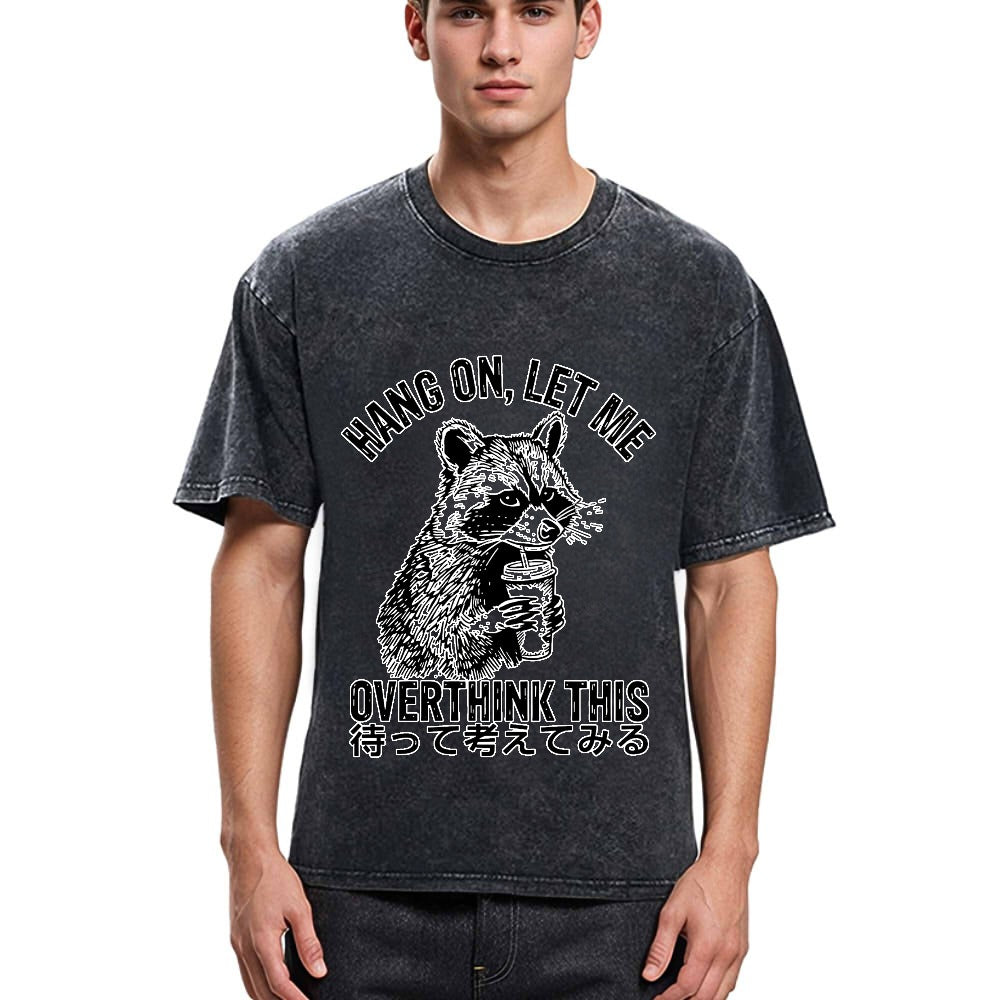 Tokyosol Overthink Raccoon Classic T Shirt