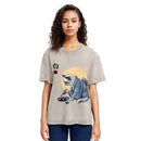 Tokyosol Cute Japanese Sushi Cat Washed T Shirt