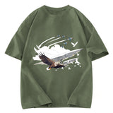 Tokyosol Eagle And Drone Washed T Shirt