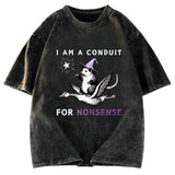 Tokyosol Opossum Riding Flying Goose Washed T Shirt