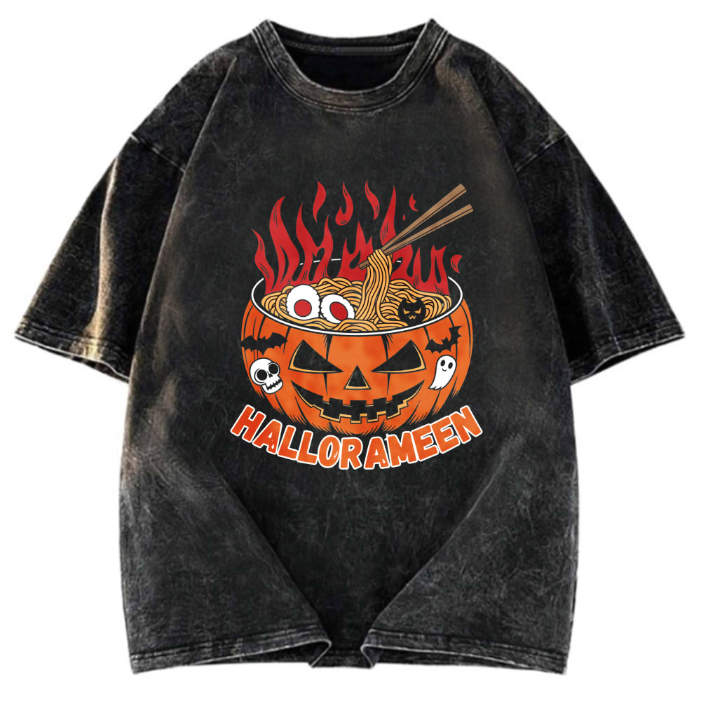 Tokyosol HalloRameen Halloween Washed T-Shirt