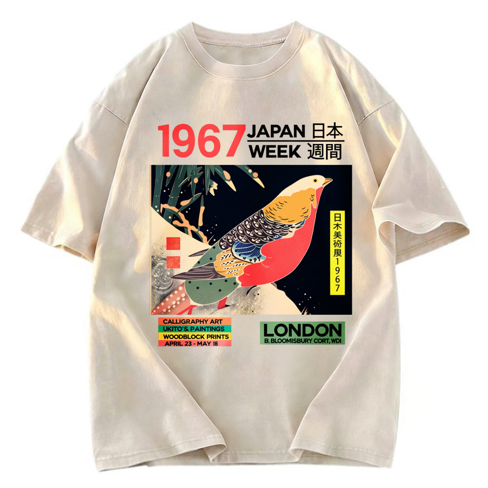 Tokyosol Art Studio Exhibition Japanese Washed T Shirt