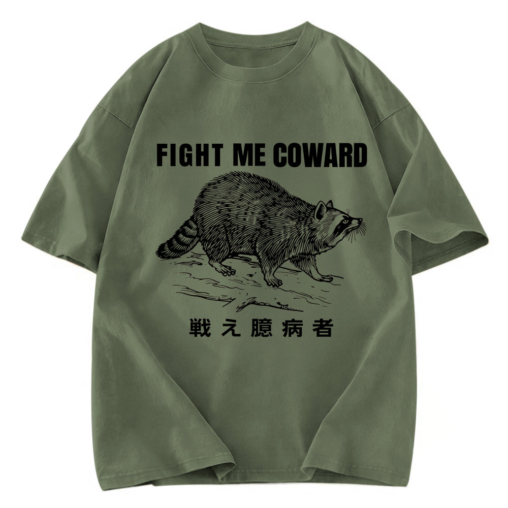 Tokyosol Fight Raccoon Japanese Washed T Shirt