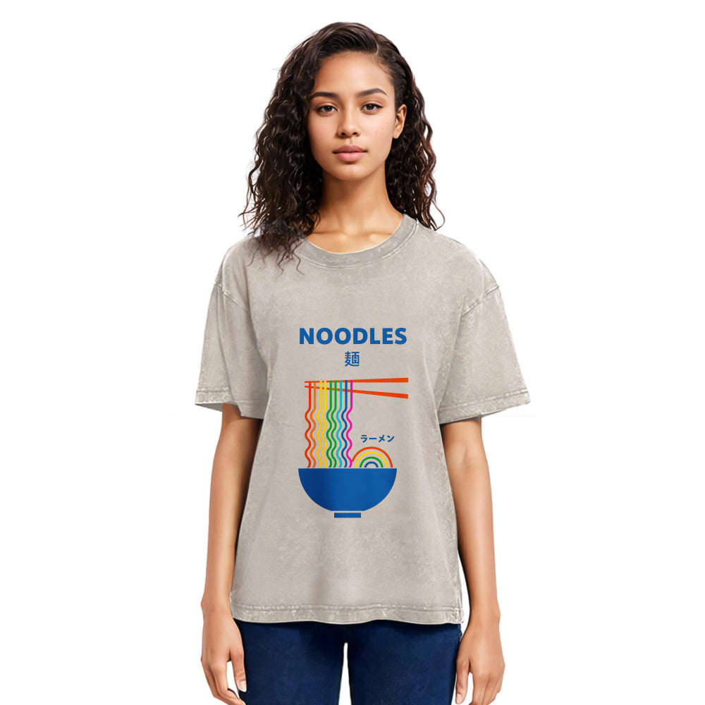 Tokyosol Rainbow Ramen Washed T Shirt