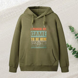 I Paused My Game To Be Here Inkestyle Hoodie