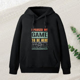 I Paused My Game To Be Here Inkestyle Hoodie