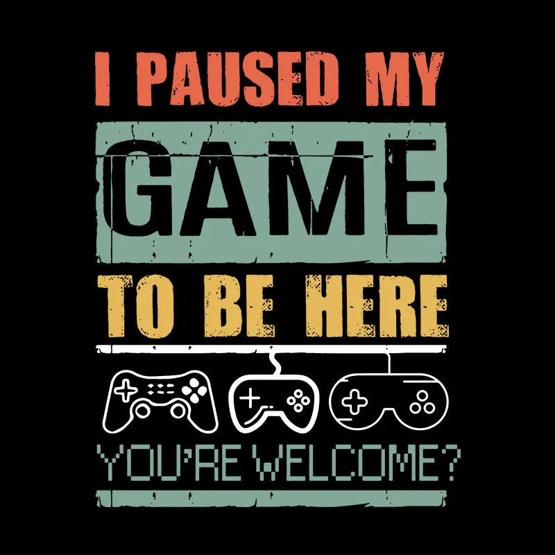 I Paused My Game To Be Here Inkestyle Hoodie