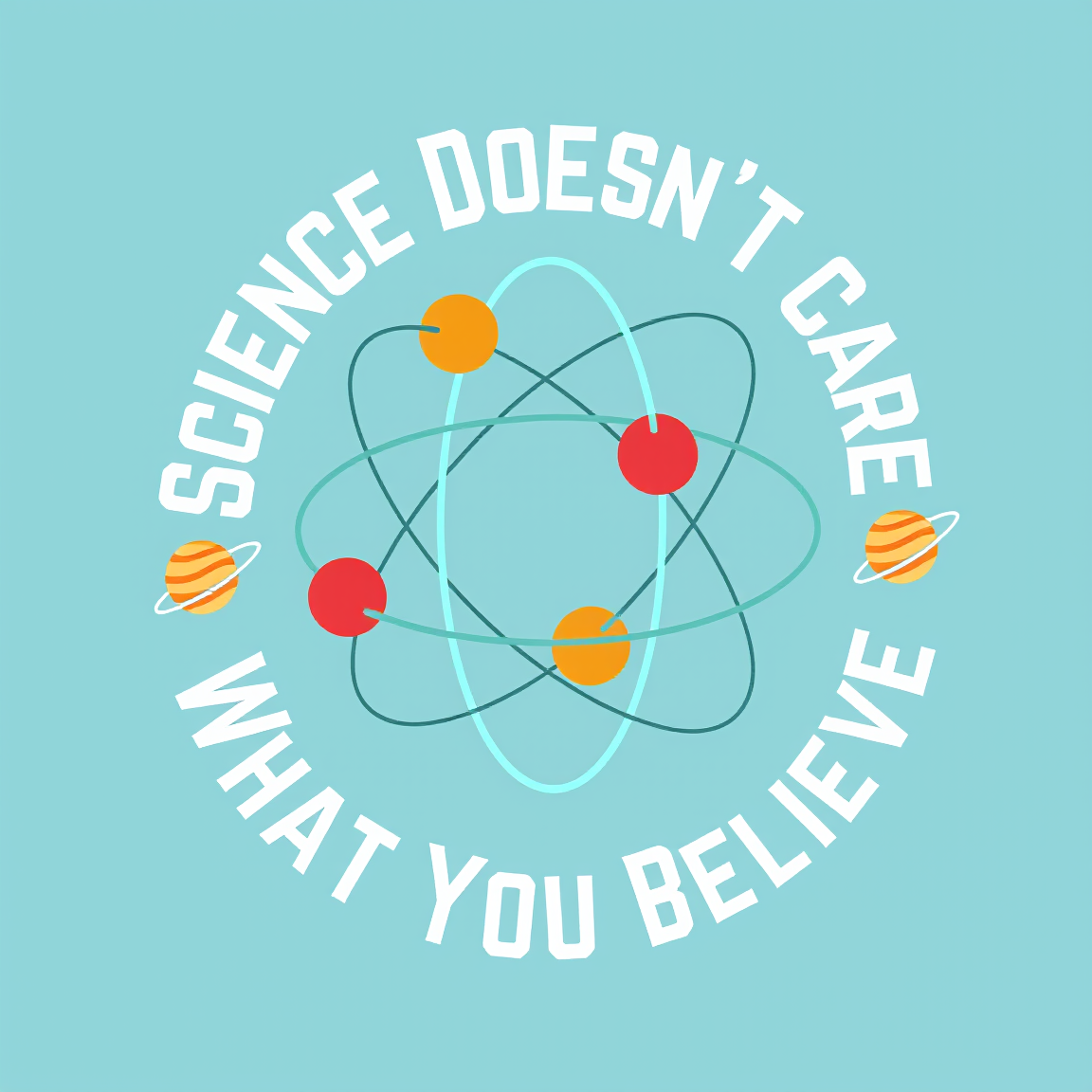 Science Doesn'T Care What You Believe Inkestyle Hoodie