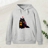 Christmas Lights Cat Inkestyle Hoodie