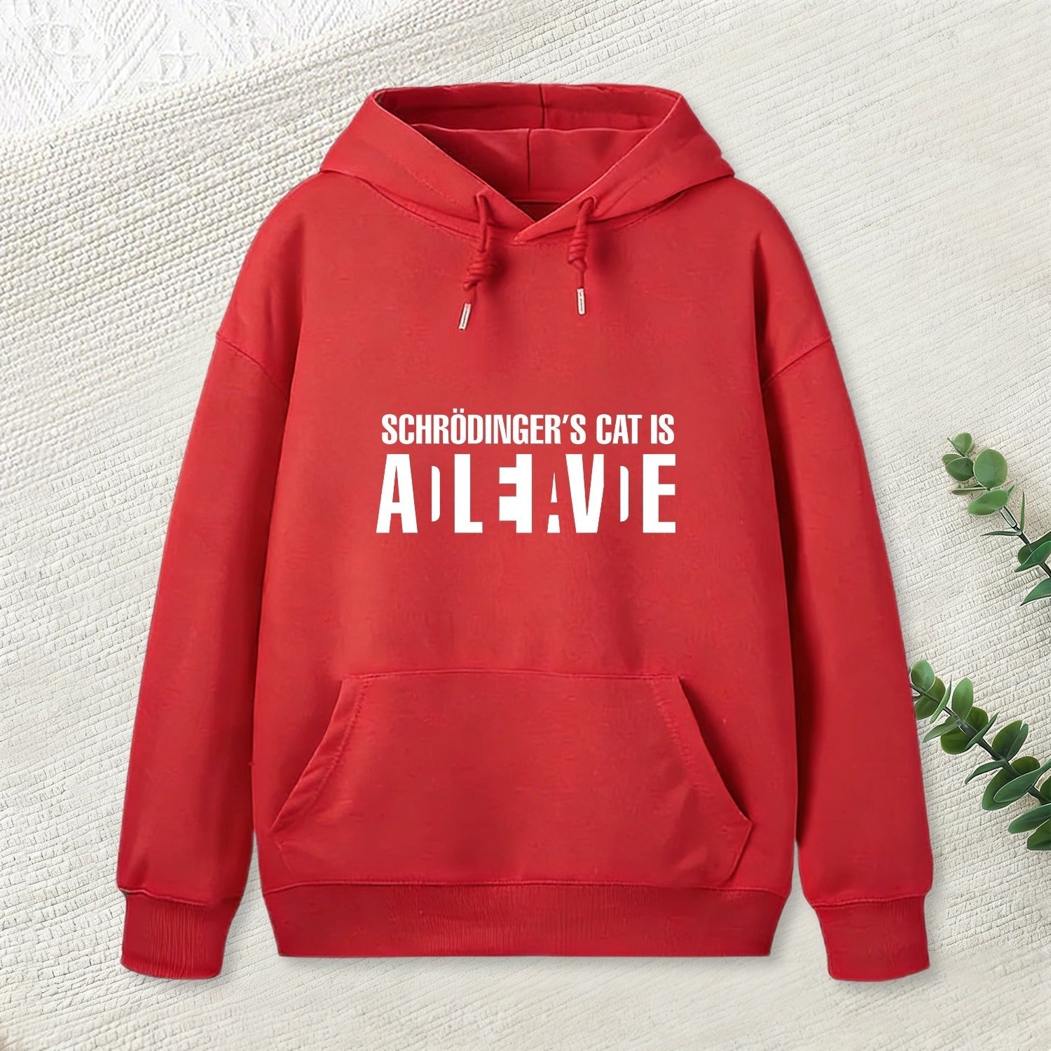 Schrodinger'S Cat Adleiavde Inkestyle Hoodie