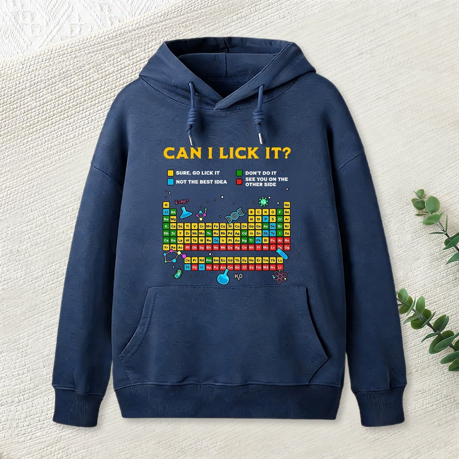 Can I Lick It Periodic Table Geek Hoodie