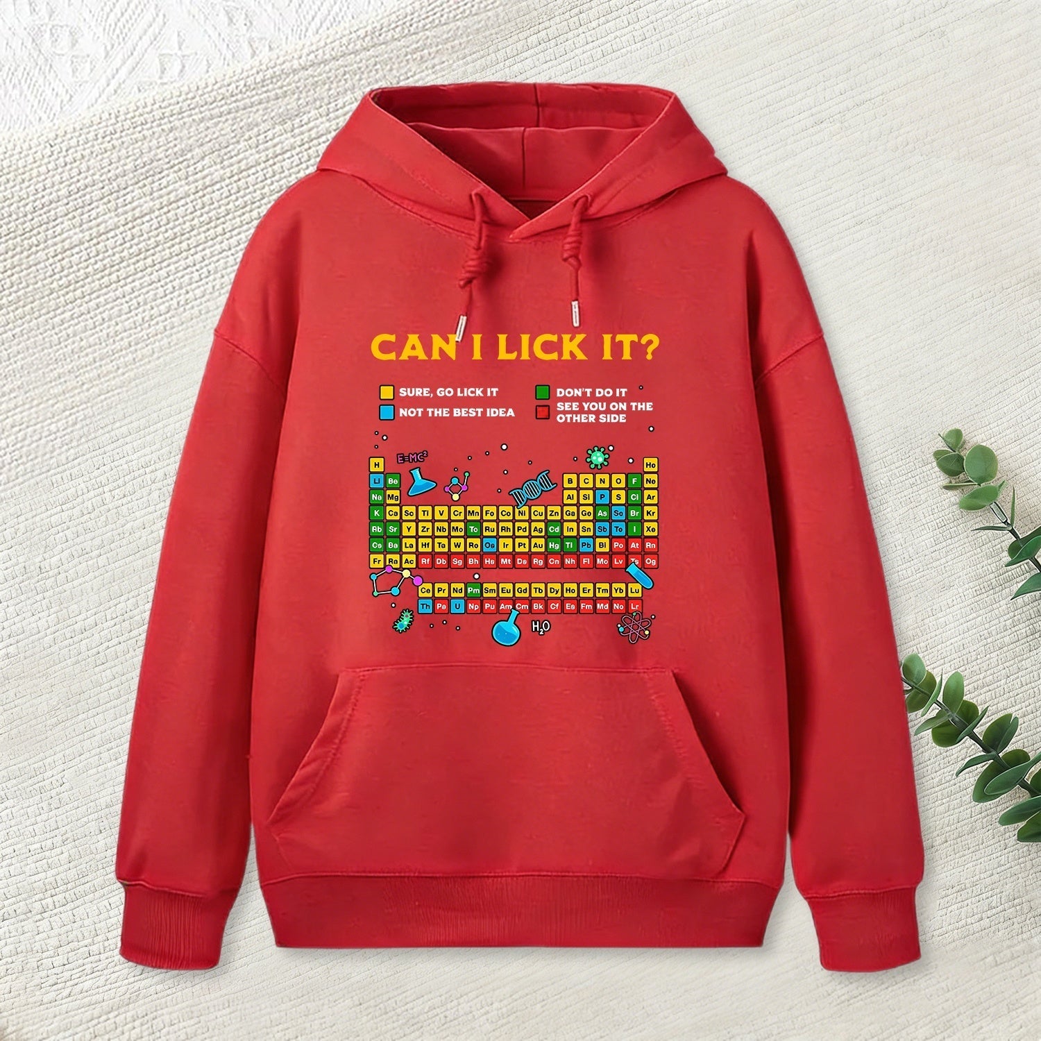 Can I Lick It Periodic Table Geek Hoodie