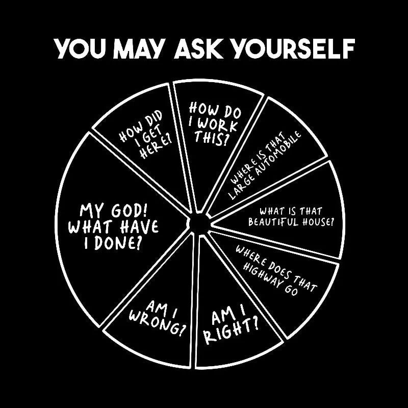 You May Ask Yourself Geek Hoodie