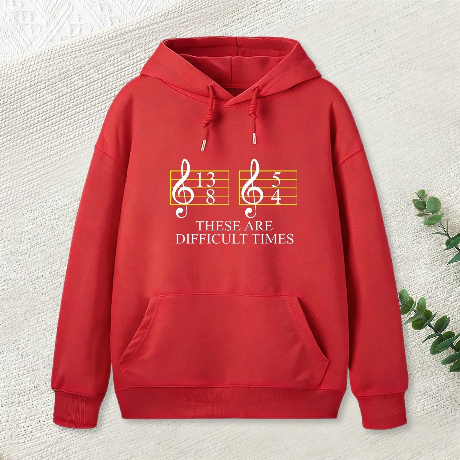 Music Difficult Times Geek Hoodie
