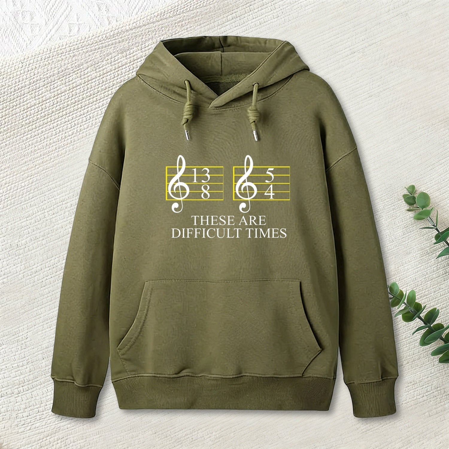 Music Difficult Times Geek Hoodie