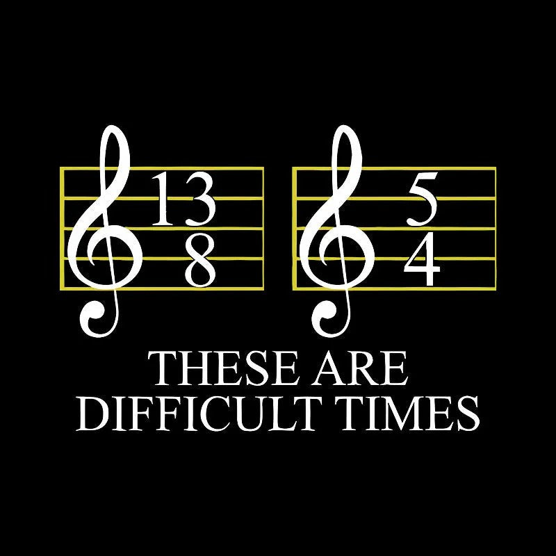 Music Difficult Times Geek Hoodie