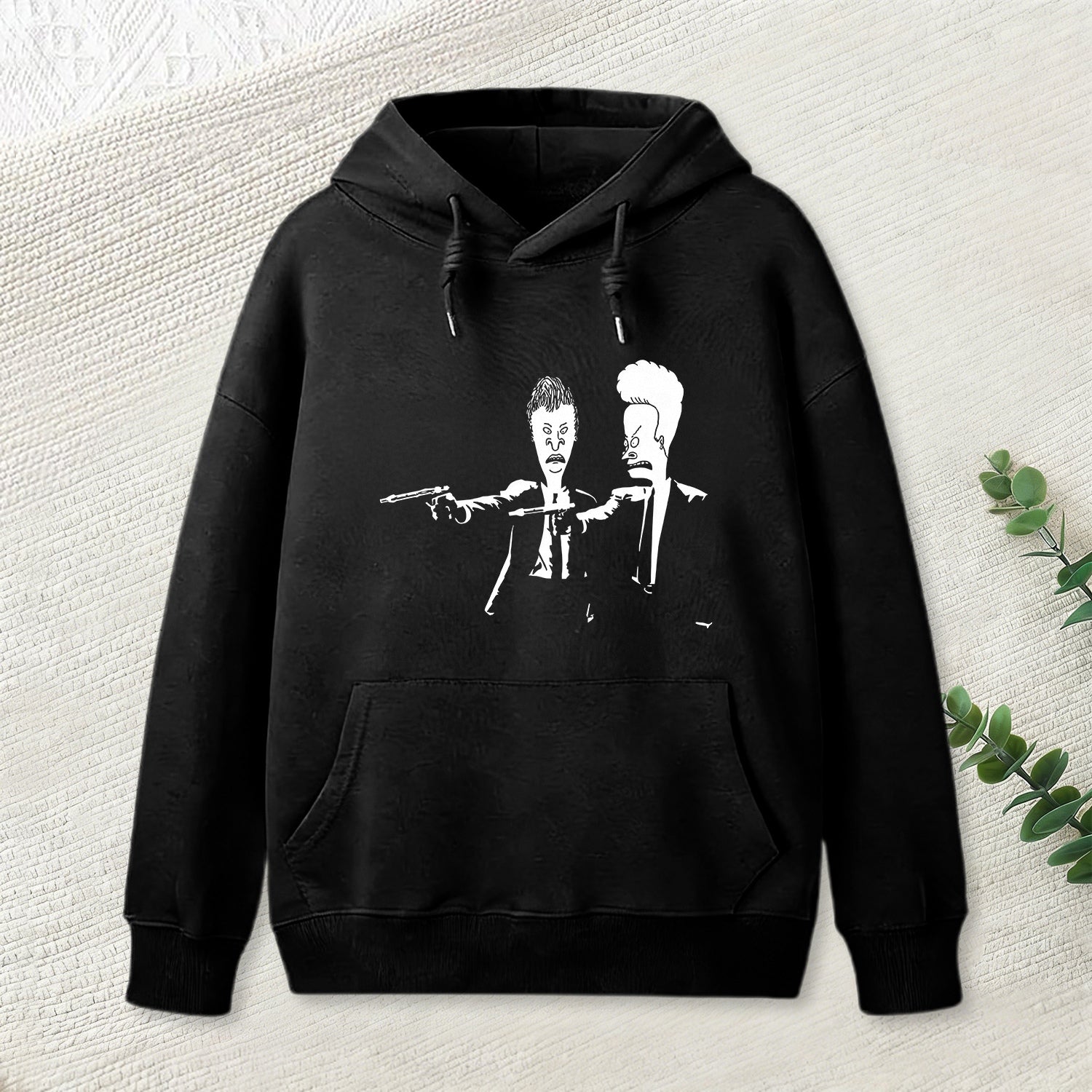 Beavis And Butthead Pulp Fiction Nerd Hoodie
