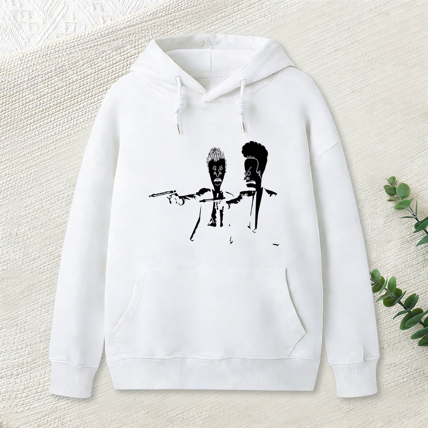 Beavis And Butthead Pulp Fiction Nerd Hoodie
