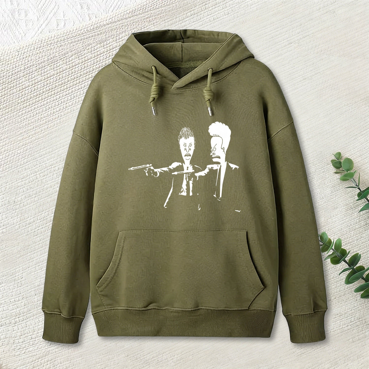 Beavis And Butthead Pulp Fiction Nerd Hoodie