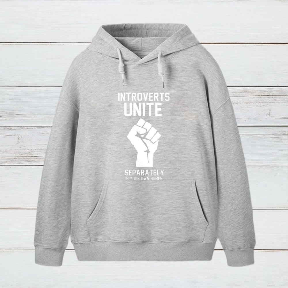 Introverts Unite Inkestyle Hoodie
